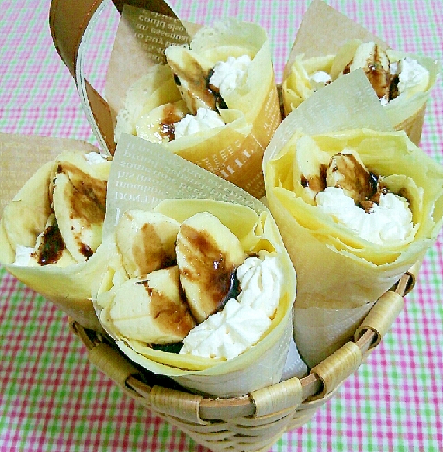 パンケーキミックスでチョコバナナクレープ レシピ 作り方 By あ ち0024 楽天レシピ パンケーキミックスでチョコバナナクレープ レシピ 作り方 By あ ち0024 楽天レシピ