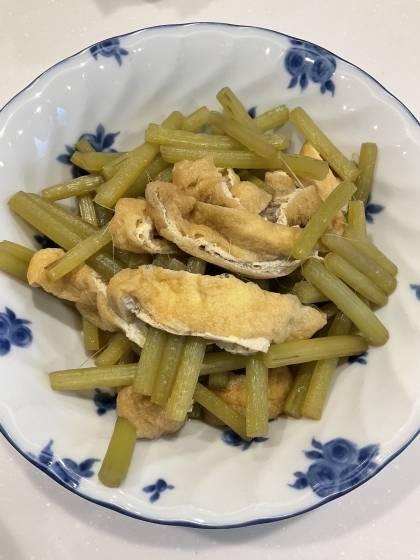 母の味☆ふきと油揚げの炒め煮