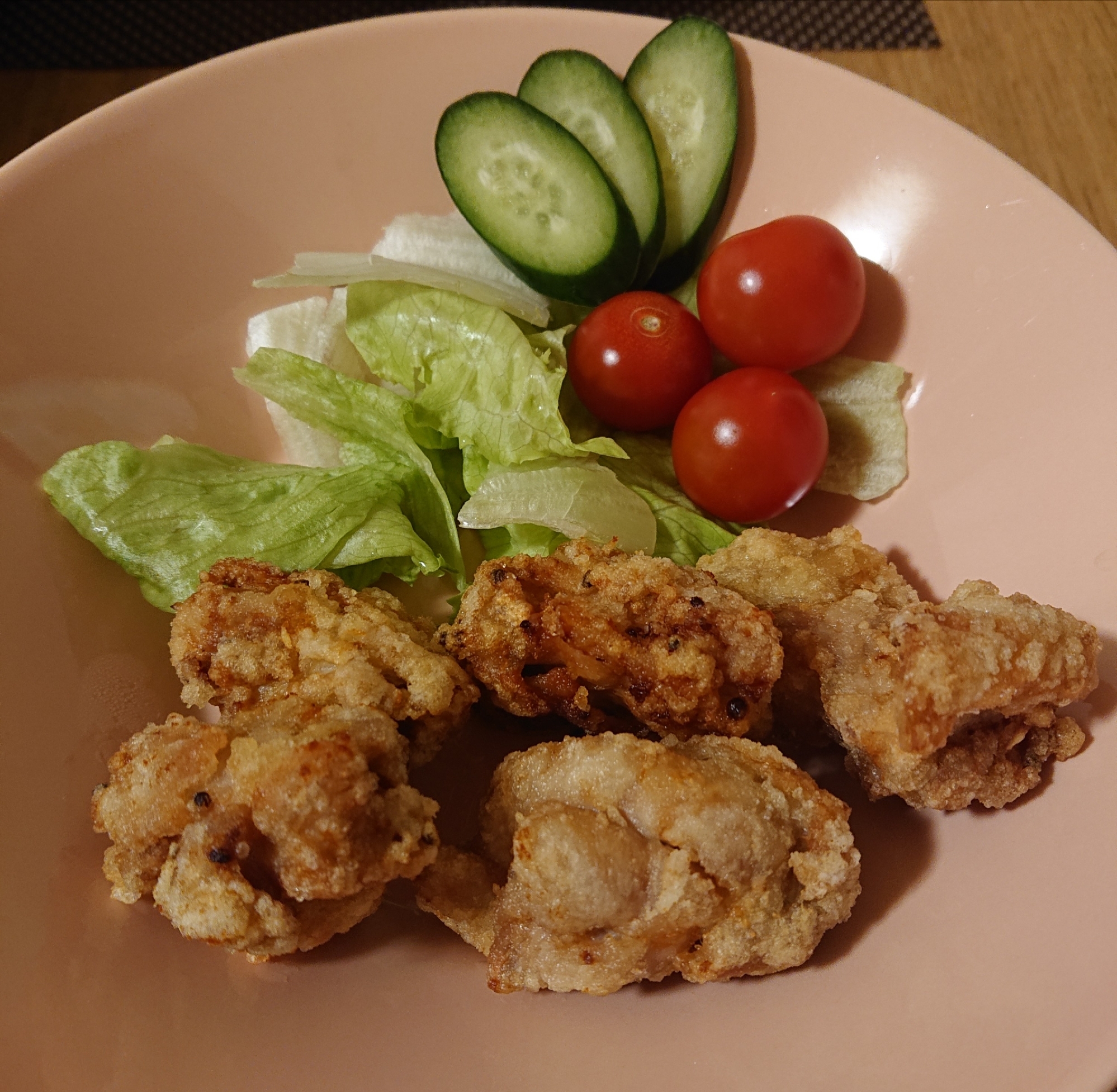 白だし&粒マスタードの塩唐揚げ⭐パック上で楽々下味