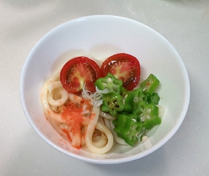 ヒンヤリおろしトマトがけ♡ぶっかけ素麺