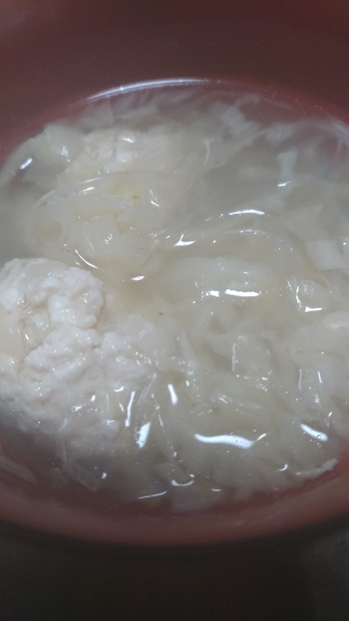 豆腐鶏団子スープ