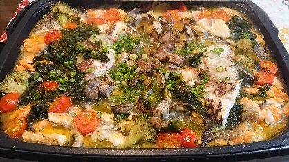 鯛のアラと、タラ、鮭を入れて初めて作りました！少し早めの母の日ディナーに♪
母も、子供たちも喜んでました(^-^)美味しいレシピをありがとうございます♪