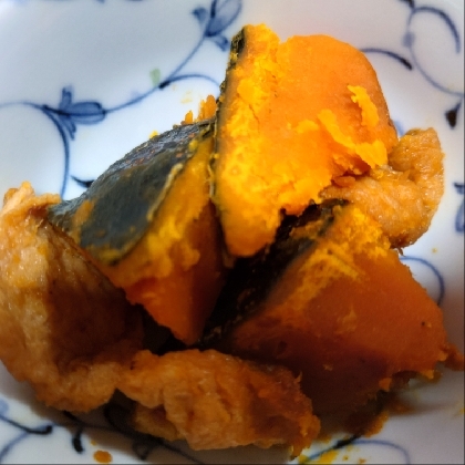 【めんつゆで】かぼちゃの煮物