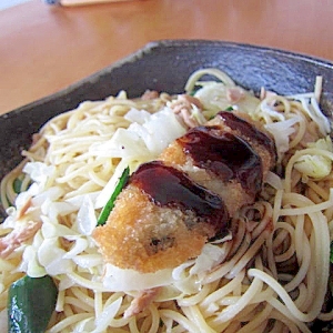 ツナと胡瓜とキャベツと鰯紫蘇フライパスタ レシピ 作り方 By Skip Right 楽天レシピ