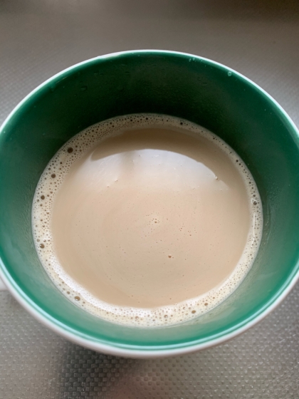 優しい甘さ☆ノンカフェイン麦茶ラテ
