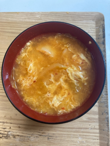キムチとたまごのスープ
