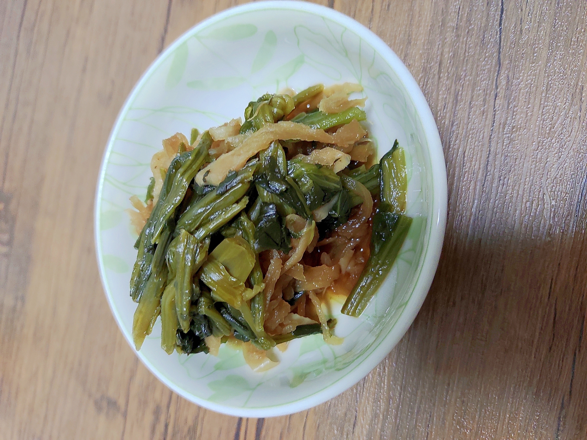 切り干し大根とほうれん草の煮物