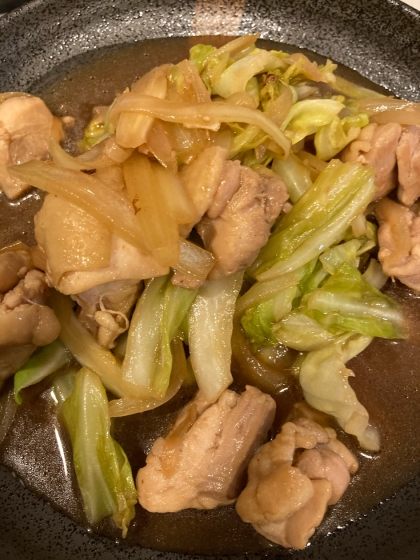 ポン酢で作る！鶏肉のさっぱり炒め