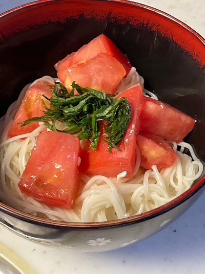 暑い日に美味しい！洋風そうめん