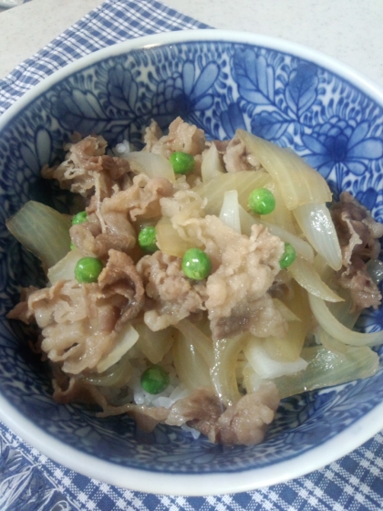 我が家のおいしい牛丼☆