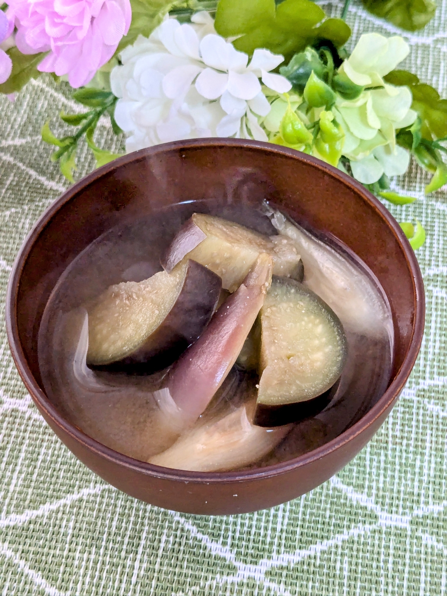 〜茄子と茗荷の味噌汁〜