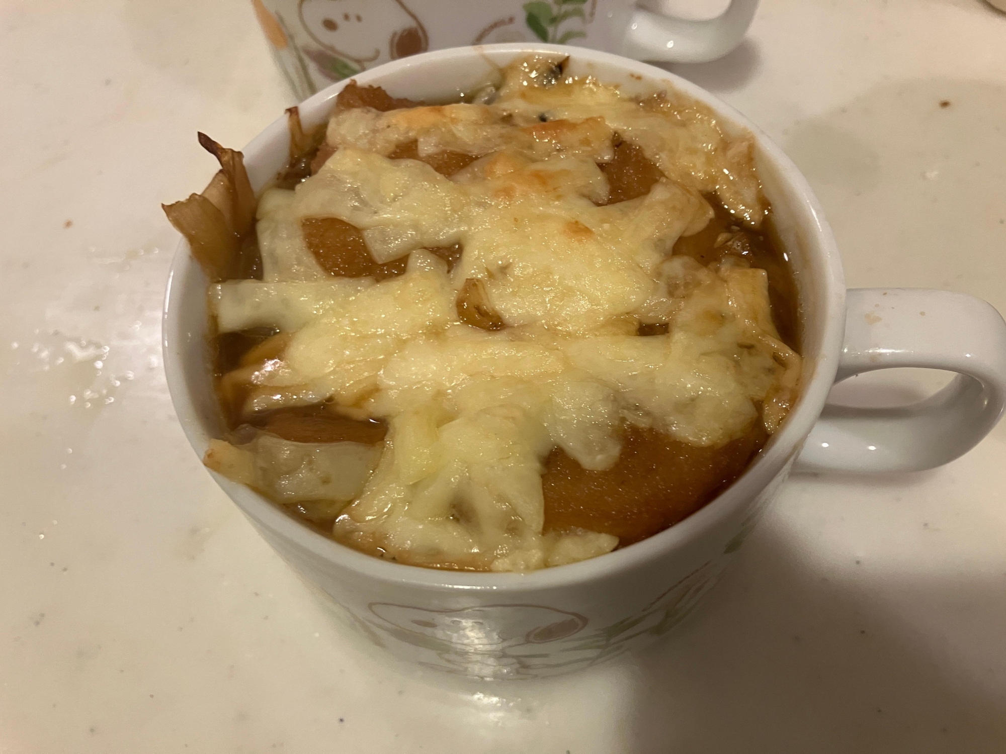 アツアツほくほく★オニオングラタンスープ