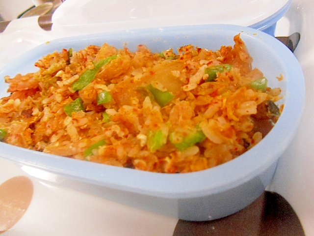 キムチチャーハン お弁当にも レシピ 作り方 By ミスチバス 楽天レシピ