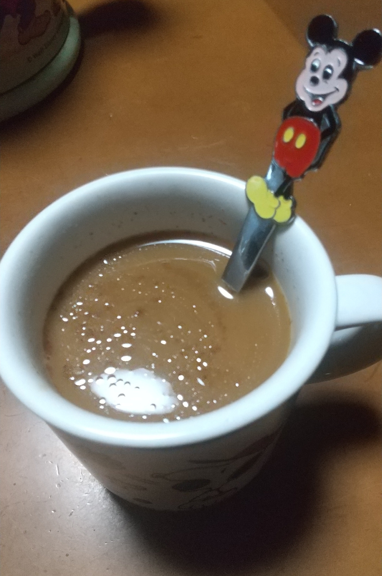 寒い朝の至福のコーヒー