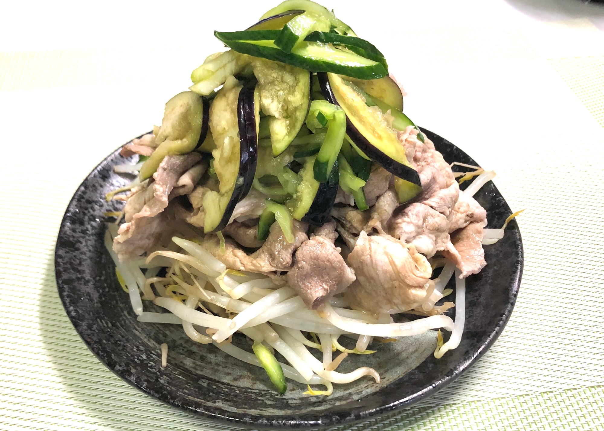 きゅうりとなすをトッピングした豚しゃぶサラダ レシピ 作り方 By 善ちゃん 楽天レシピ きゅうりとなすをトッピングした豚しゃぶサラダ レシピ 作り方 By 善ちゃん 楽天レシピ