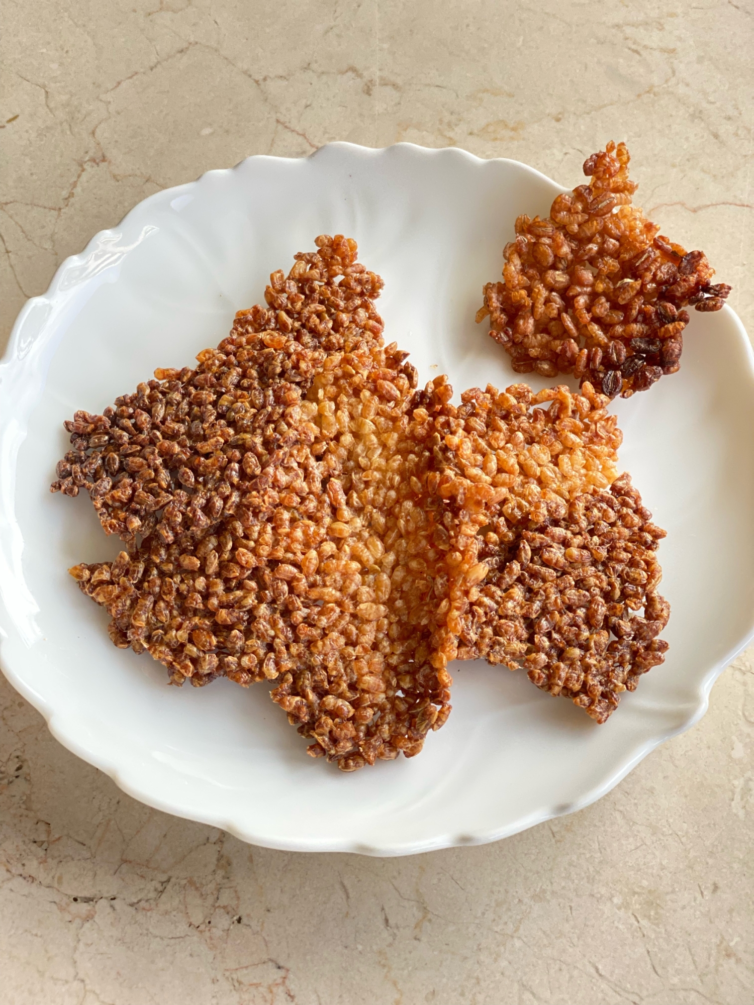 米のせんべい（グルテンフリー、油なし）