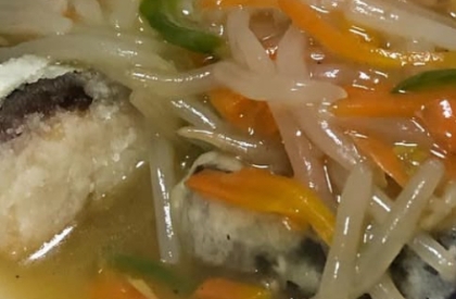 鯖の野菜あんかけ