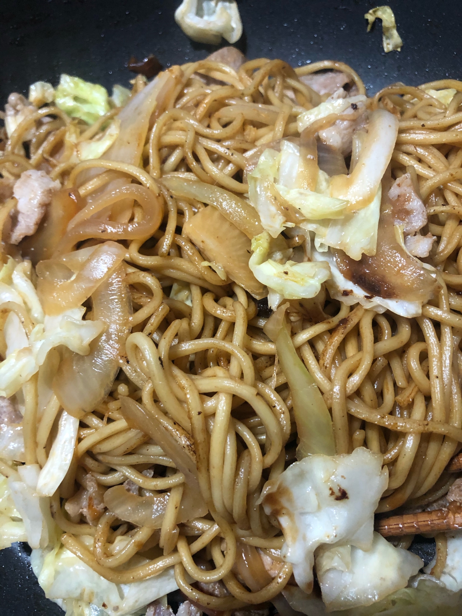 麺を香ばしく焼いたソース焼きそば