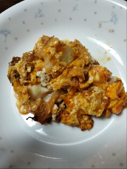 キムチの卵炒め