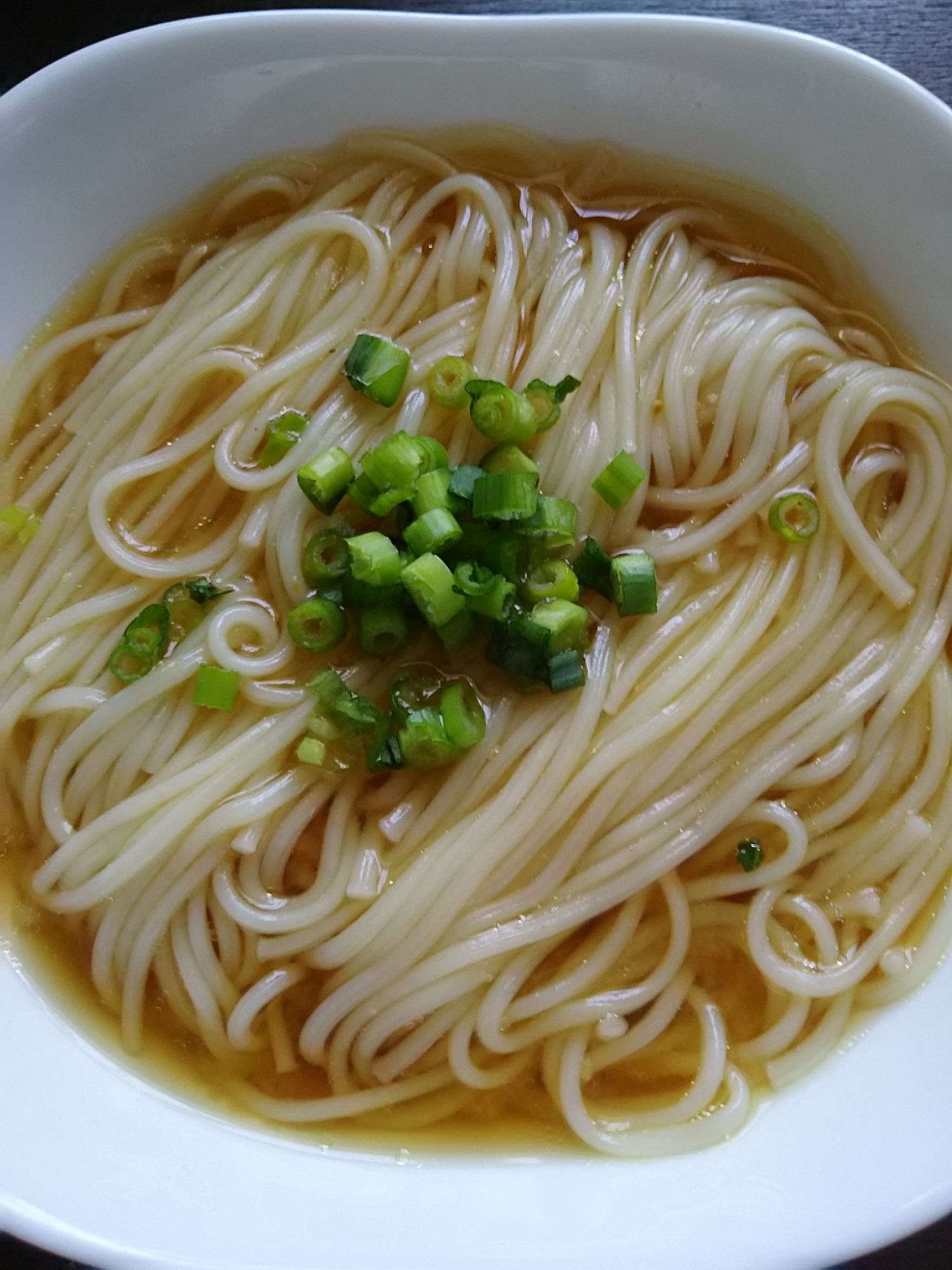 素麺のお味噌汁(^^)