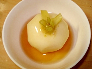簡単！！　まるごとカブのあんかけ