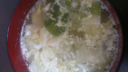 とろあま～！玉ねぎの中華スープ