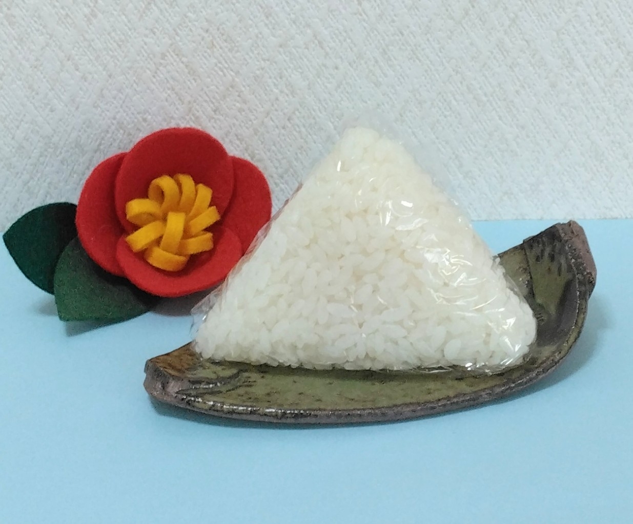 クリームチーズと青葉の変わりおにぎり⭕簡単 旨い✨