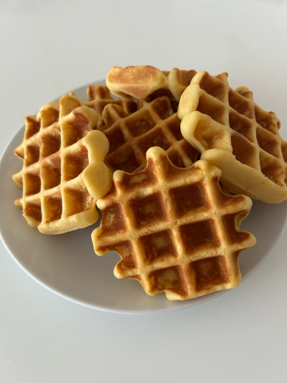 ふわふわ♡もっちり♡米粉ワッフル