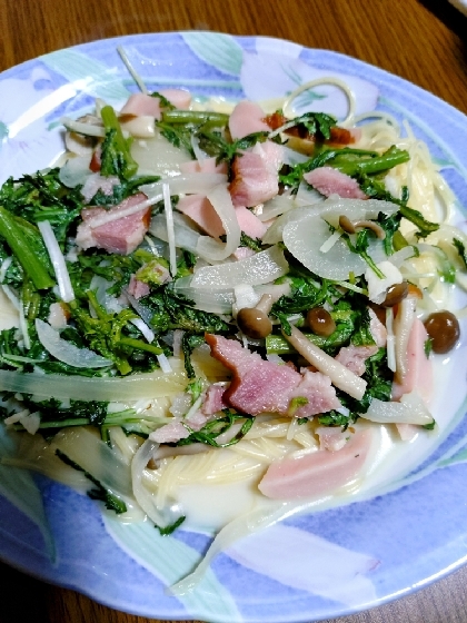 簡単美味♡クリームスープパスタ