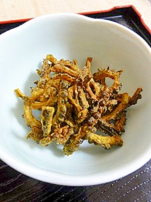 苦味がハマっちゃう ゴーヤチップス レシピ 作り方 By マジェンダ１０３１ 楽天レシピ