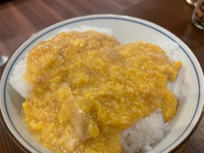 鍋の残りで！卵丼