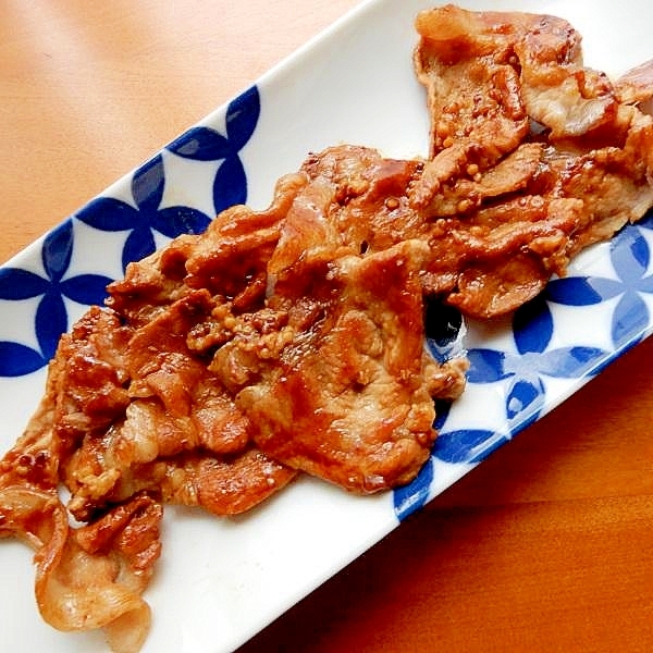 まな板なし5分!豚こまのウスターソース炒め♪