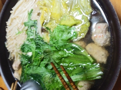 豆腐と鶏のつみれ鍋