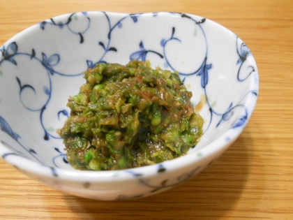 始めて作るふきのとう味噌！作るならあとぶーレシピ！と思い検索、やはり有りました〜♪
期待を裏切らない貴方様のレシピで美味しく白米たんまり頂きました
感謝♡うふ♡