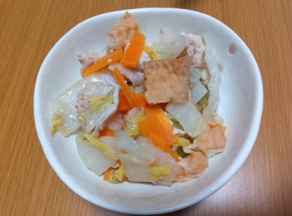 白菜と豚挽き肉の中華風旨煮