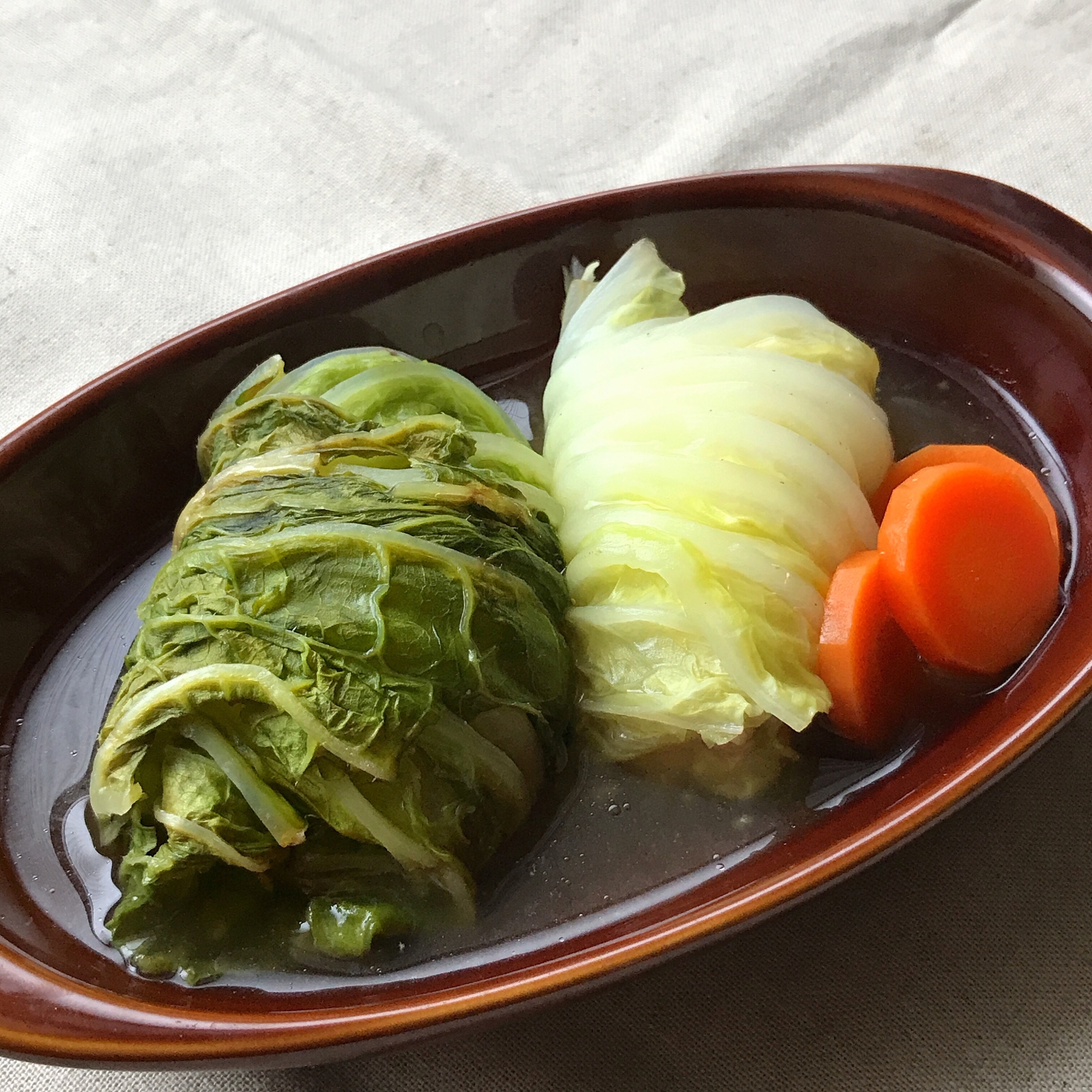 鶏肉の白菜巻き