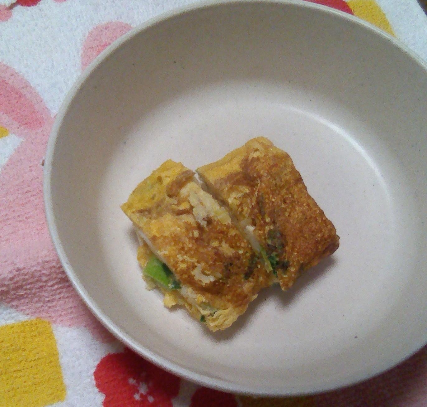ネギ卵焼き