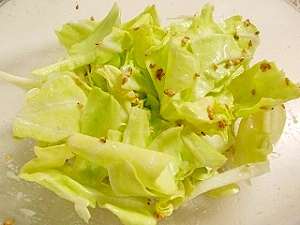 塩麹と春キャベツのサラダ