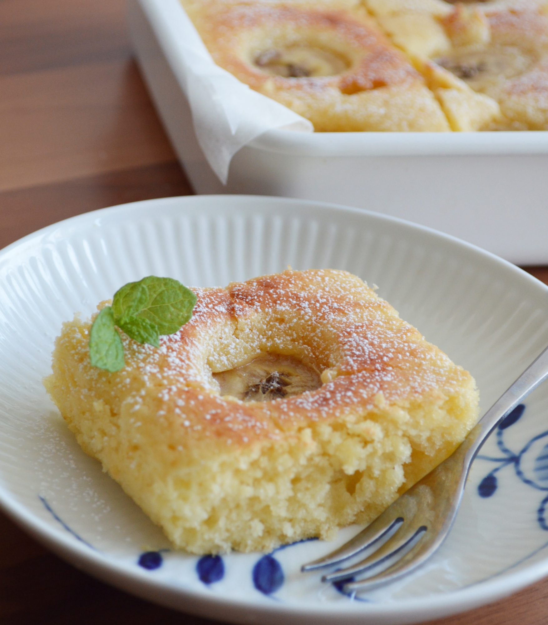 豆腐でふわふわ「バナナケーキ」