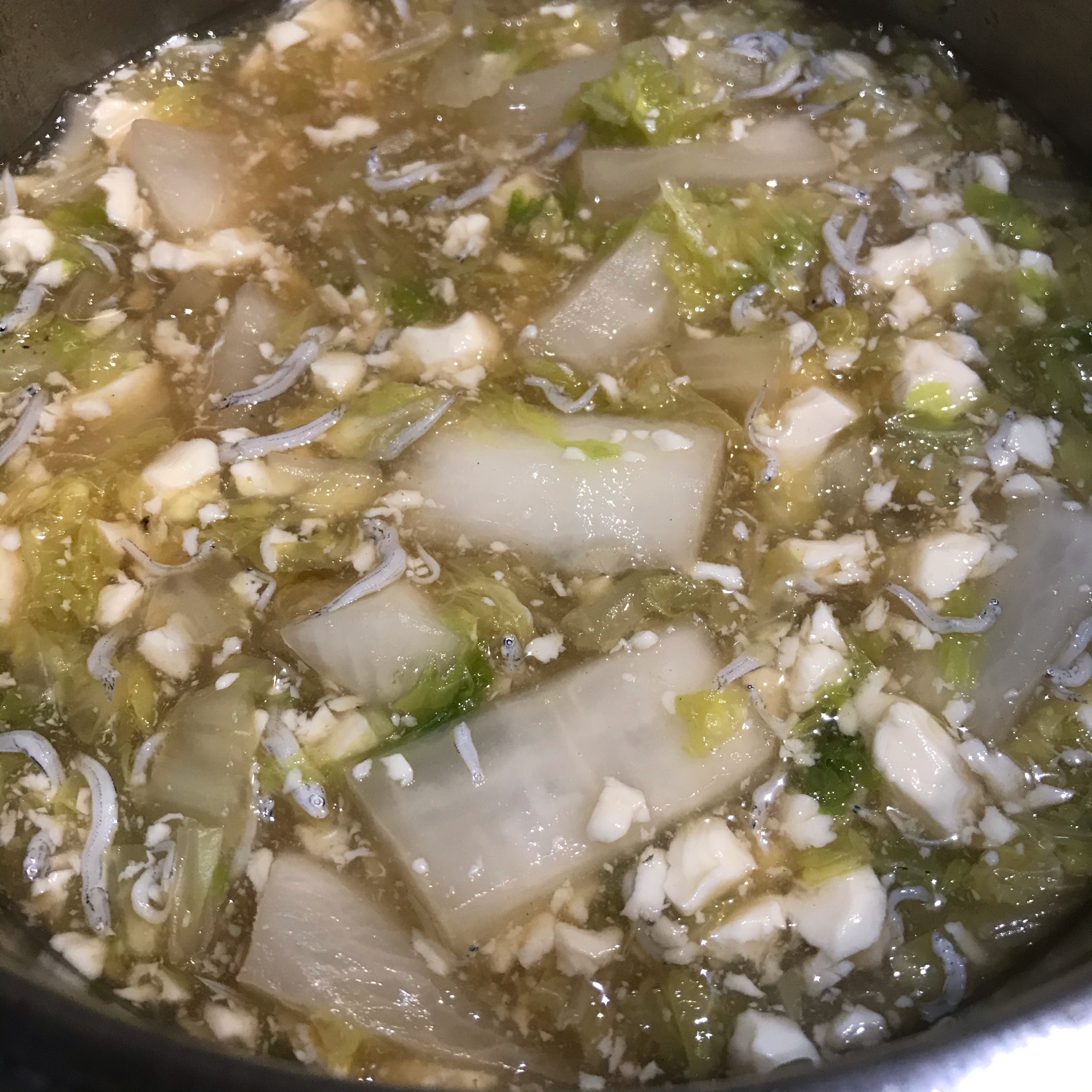 しらすと野菜のやわらか和風煮