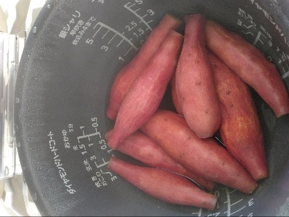 炊飯器で蒸し芋☆しっとり～ねっとりサツマイモ