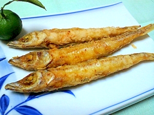 ニギスの一夜干しの唐揚げ レシピ 作り方 By ひろしん2 楽天レシピ