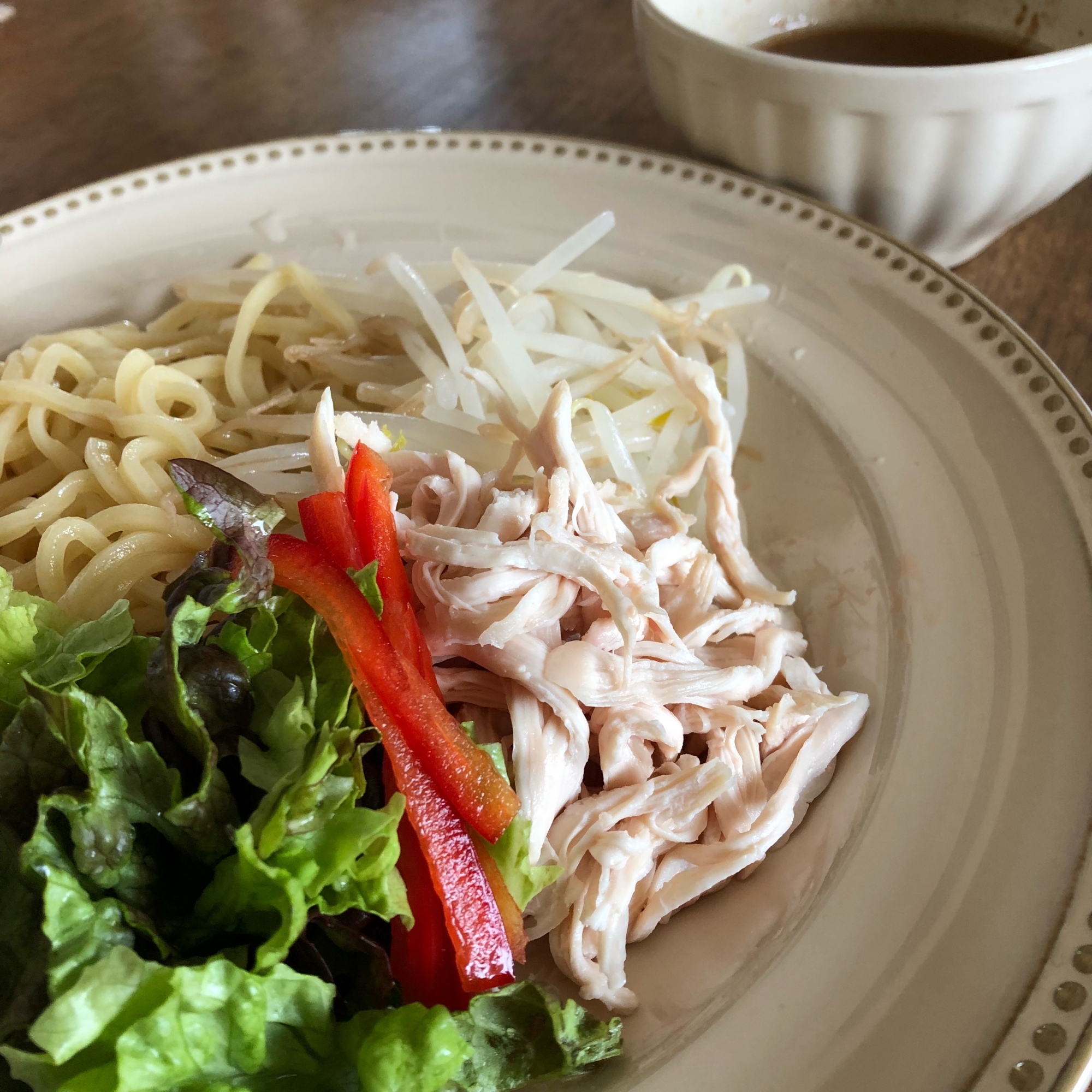 野菜たっぷりつけ麺