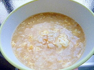 白菜入ラーメンスープの卵雑炊 レシピ 作り方 By Mayumi 1101 楽天レシピ