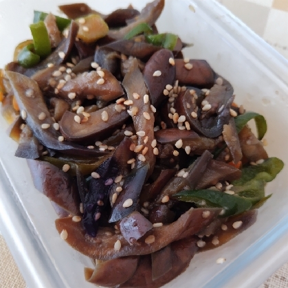 主人が、いくらでも食べれると絶賛のナス・ピーマン