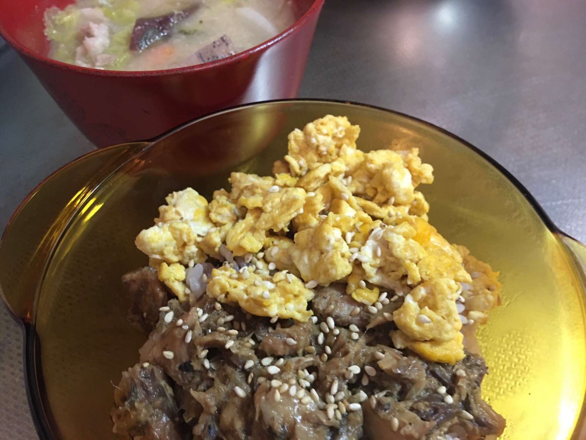 サバ缶で作るサバそぼろ丼