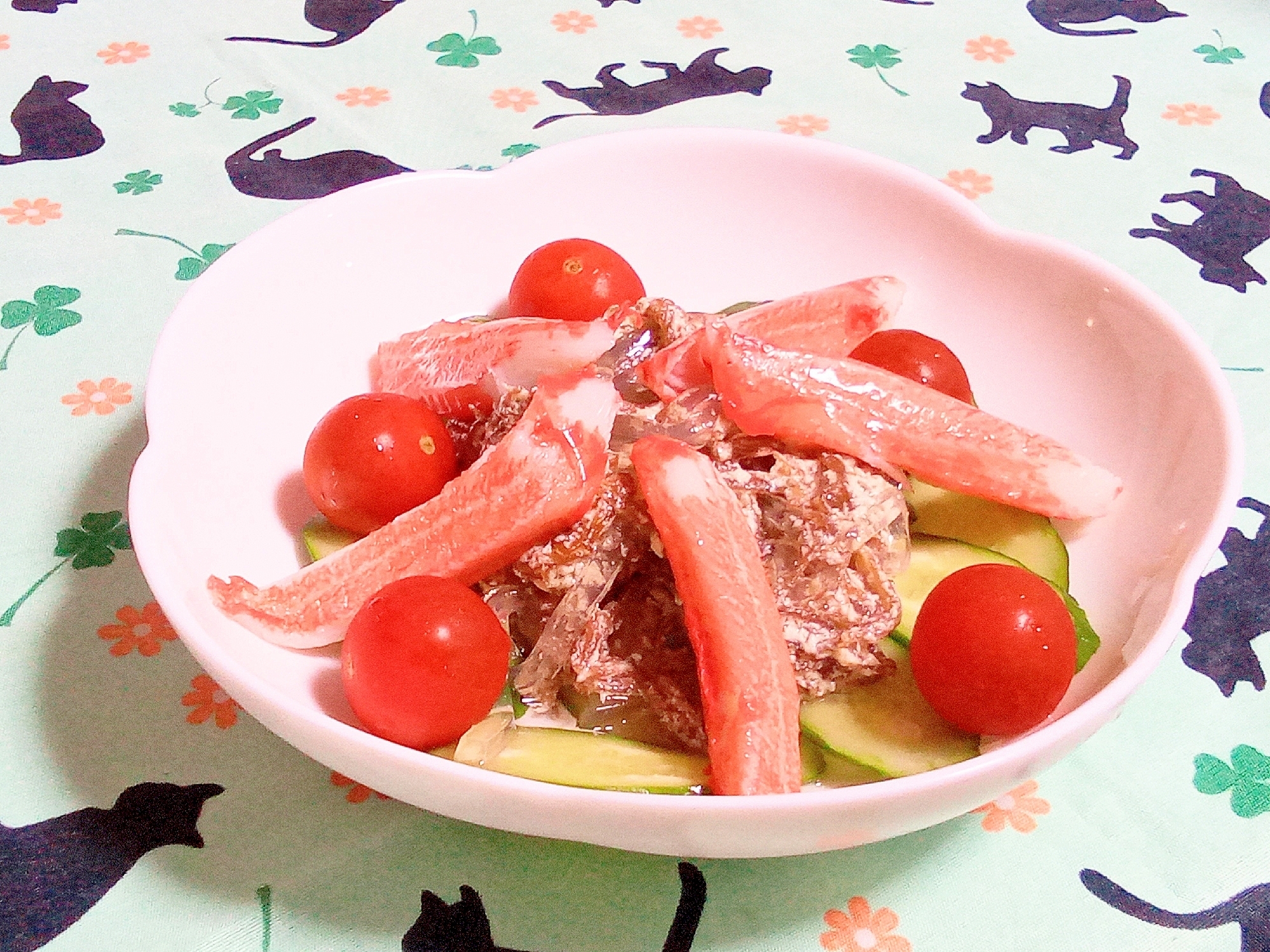 腸活にもダイエットにも♥️心太ともずくのサラダ