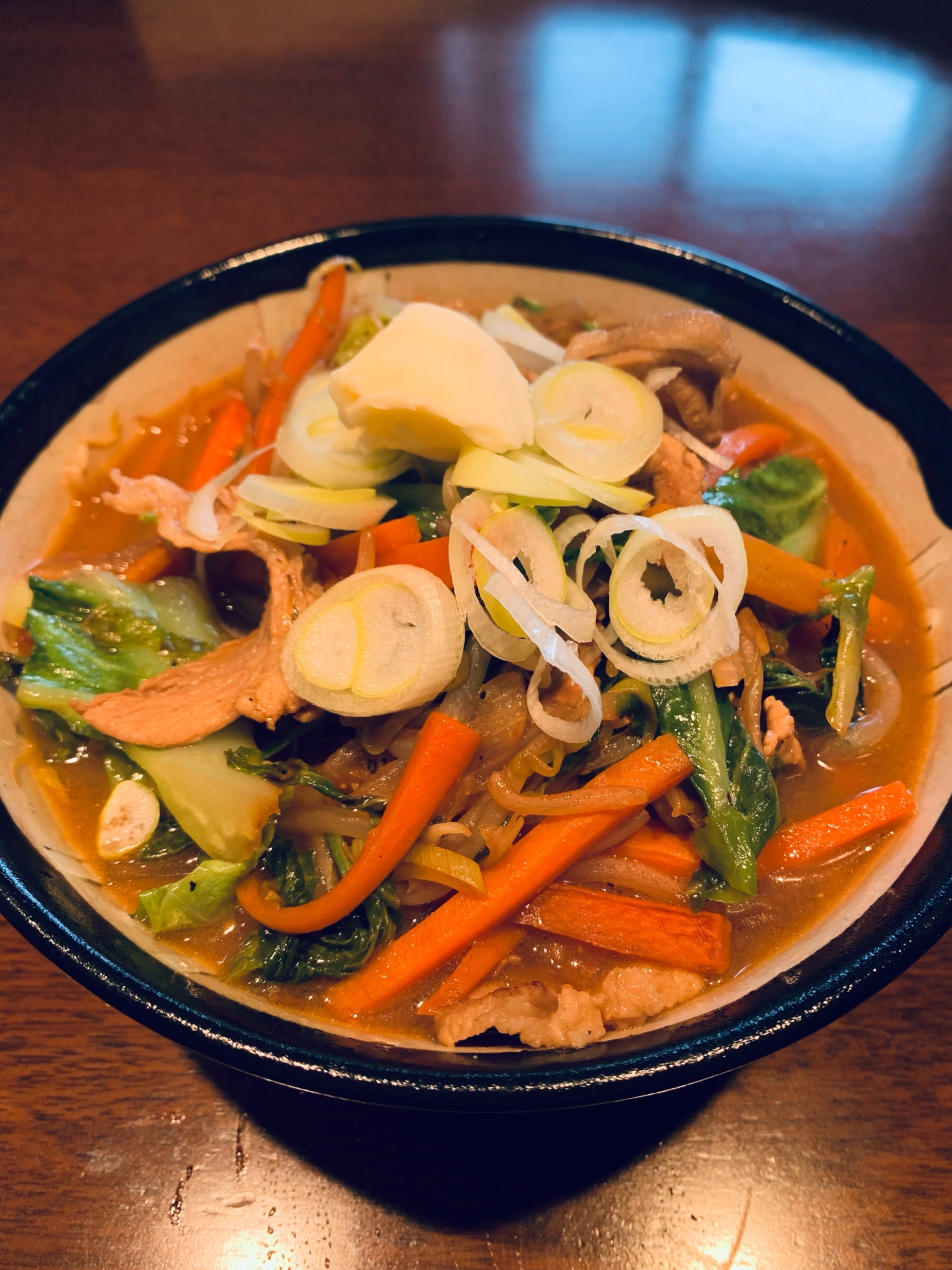 栄養満点！野菜炒め味噌ラーメン