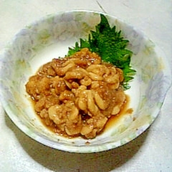 お酒 ご飯のお共に 鱈白子の甘辛煮 レシピ 作り方 By ティア アスラン 楽天レシピ お酒 ご飯のお共に 鱈白子の甘辛煮 レシピ 作り方 By ティア アスラン 楽天レシピ