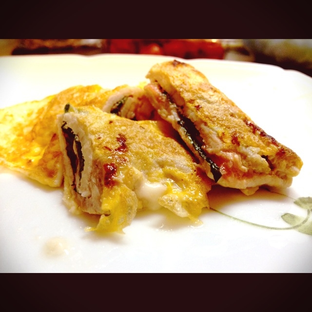 お弁当にも！豚肉の梅しそ香るチーズピカタ